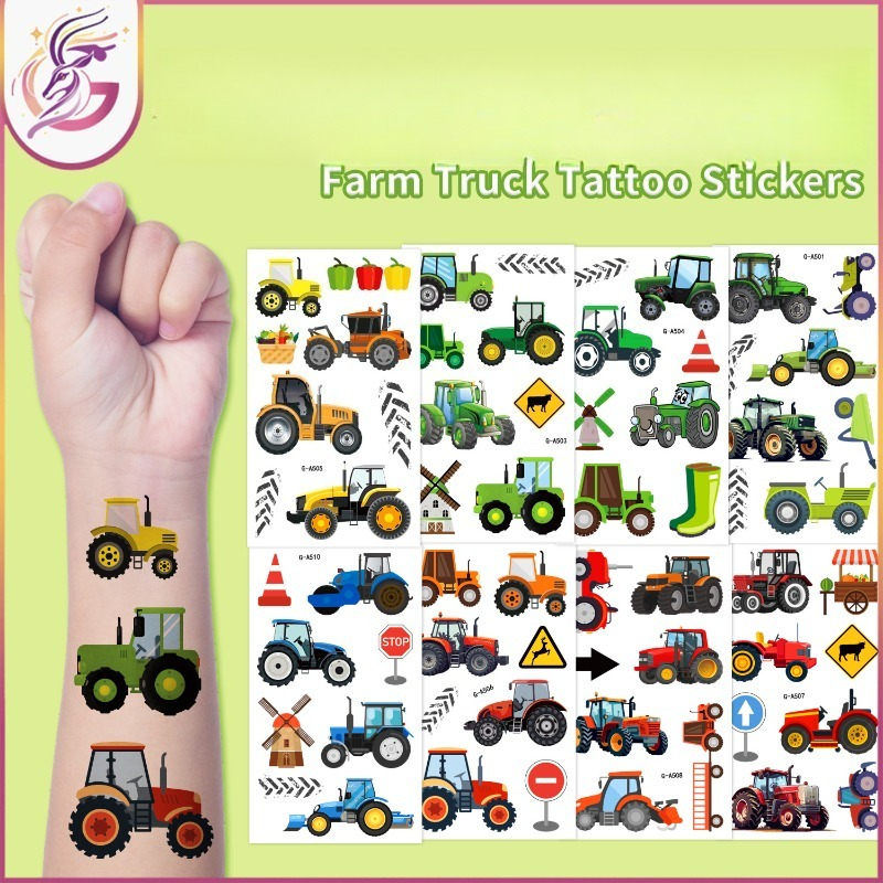 Kids Farm Adventure Tattoos 10 - مراجعة Outdoor Adventure Kids Party وسعره