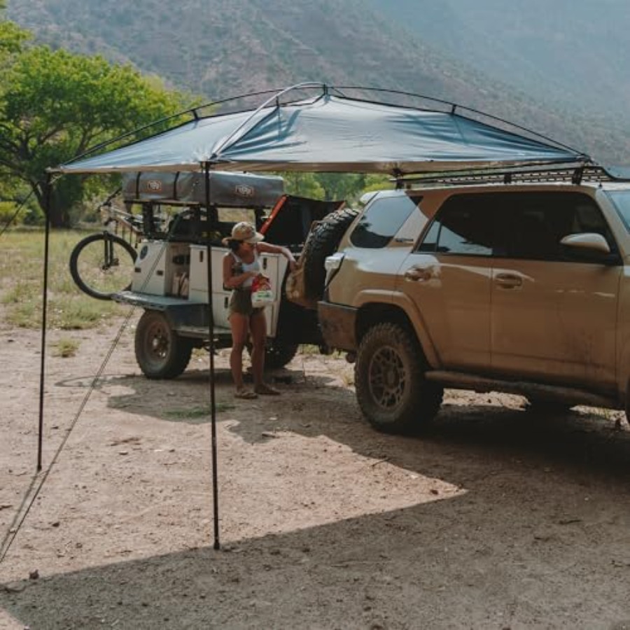 Portable Vehicle Awning 9' x 7 - مراجعة Outdoor Adventure Vans وسعره