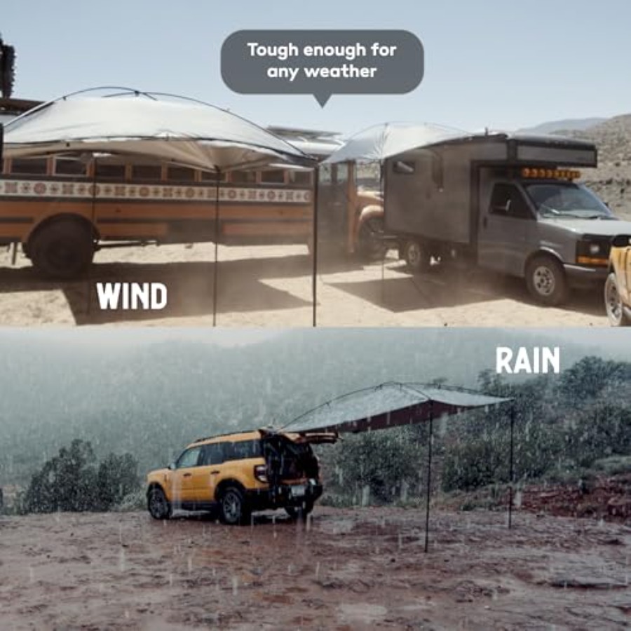 Portable Vehicle Awning for Tr - مراجعة Outdoor Adventure Vans وسعره