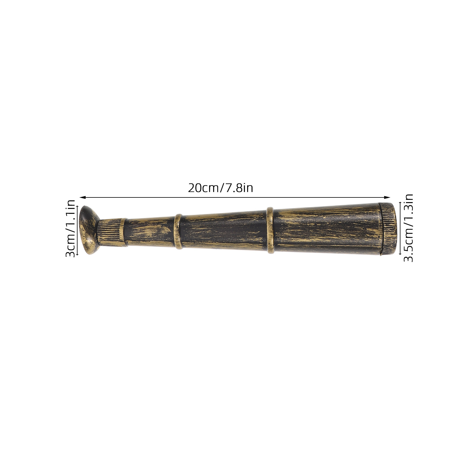 5Pcs Pirate Monocular Spyglass - مراجعة Outdoor Adventure Kids Party وسعره
