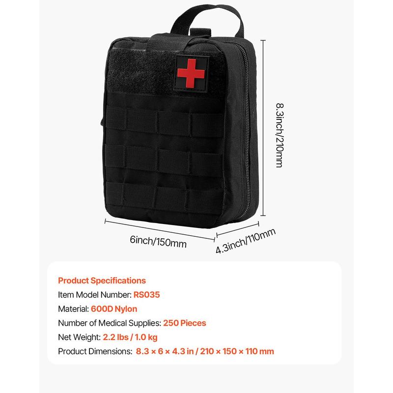 Trauma Medical Bag 250PCS For  - مراجعة Adventure Outdoor Equipment وسعره