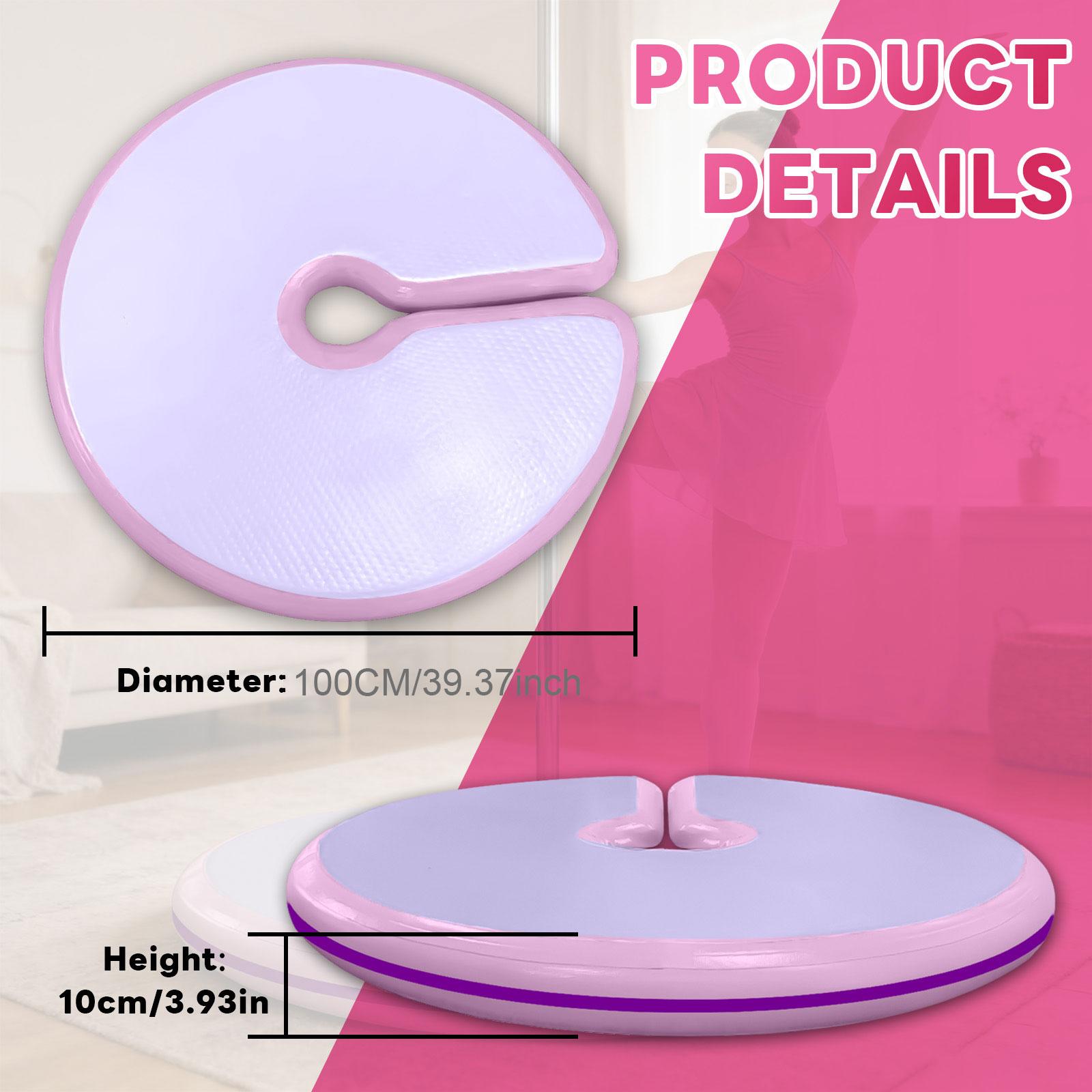 Pole Dance Mat Round Pink Fold - مراجعة Crash Pad Folding وسعره