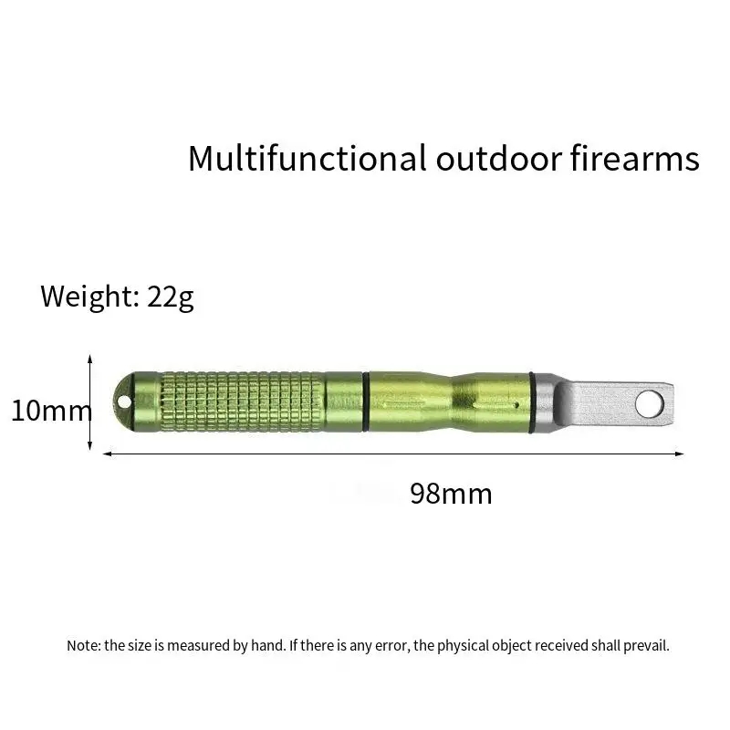 New Waterproof Portable Flint  - مراجعة Fire Piston Starter وسعره