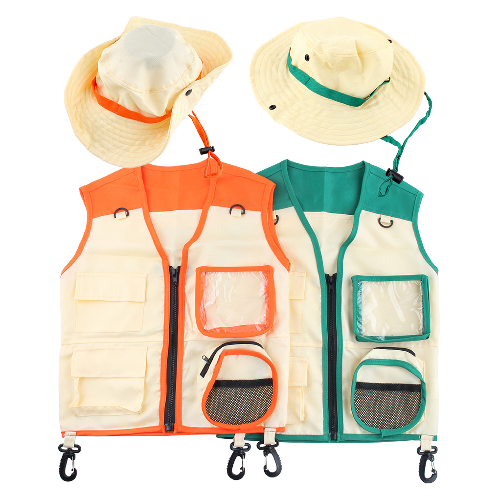 Kids Insect Explorer Vest Hat  - مراجعة Outdoor Adventure Kids Party وسعره