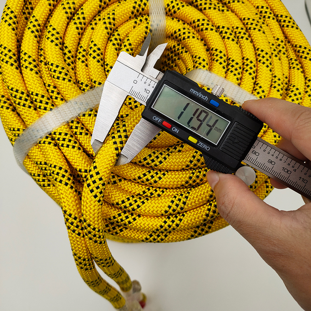 200m 12mm Rock Climbing Rope T - مراجعة Rope Climbing Static وسعره