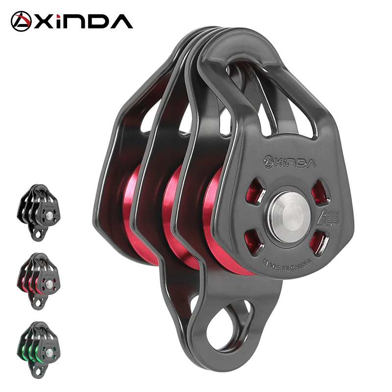 Xinda Outdoor Three Pulley Sli - مراجعة Rope Climbing Static وسعره