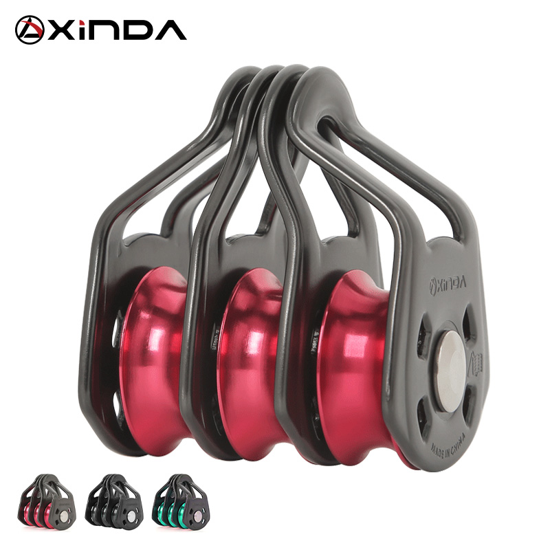 Xinda Outdoor Three Pulley Sli - مراجعة Rope Climbing Static وسعره