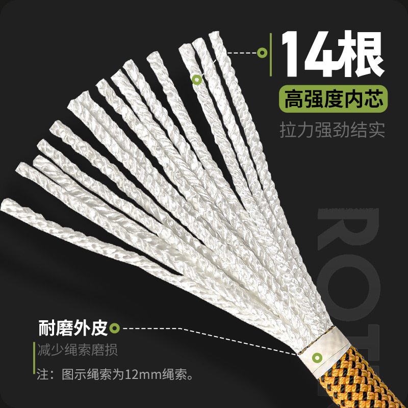 5m-Φ:10.5mm/12mm,Static Rope,O - مراجعة Rope Climbing Static وسعره