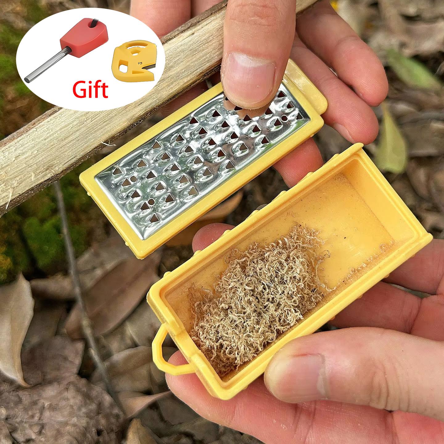 NEW Outdoor Camping Flint Set  - مراجعة Fire Piston Starter وسعره