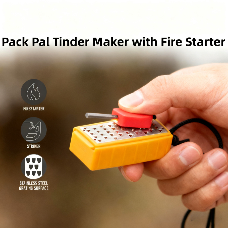Lightweight Tinder Maker with  - مراجعة Fire Piston Starter وسعره