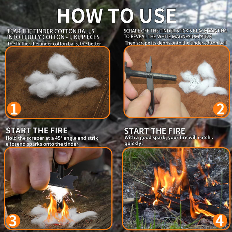 20Pcs Outdoor Mini Portable Fi - مراجعة Fire Piston Starter وسعره