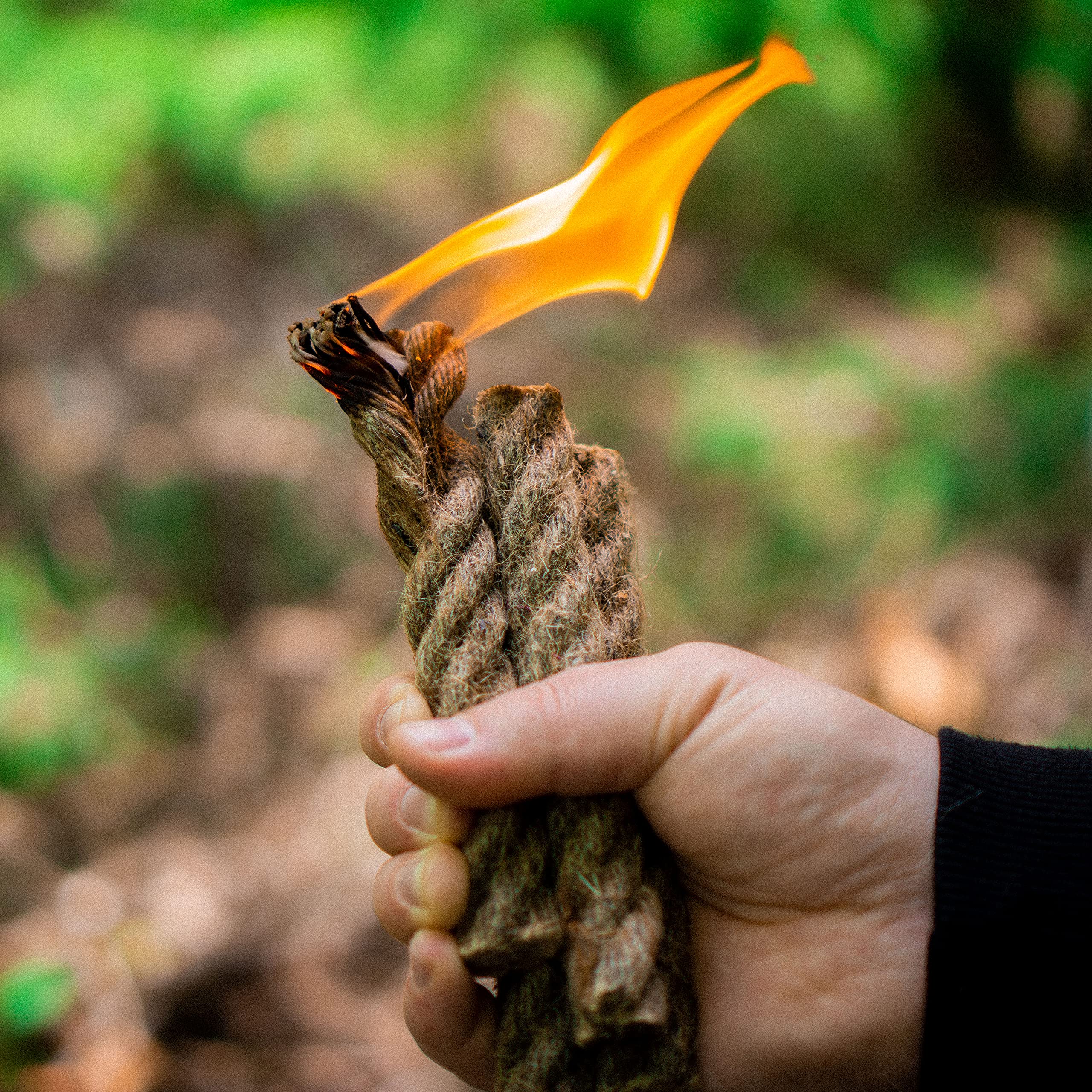 Tinder Rope Natural Tinder Fir - مراجعة Fire Piston Starter وسعره