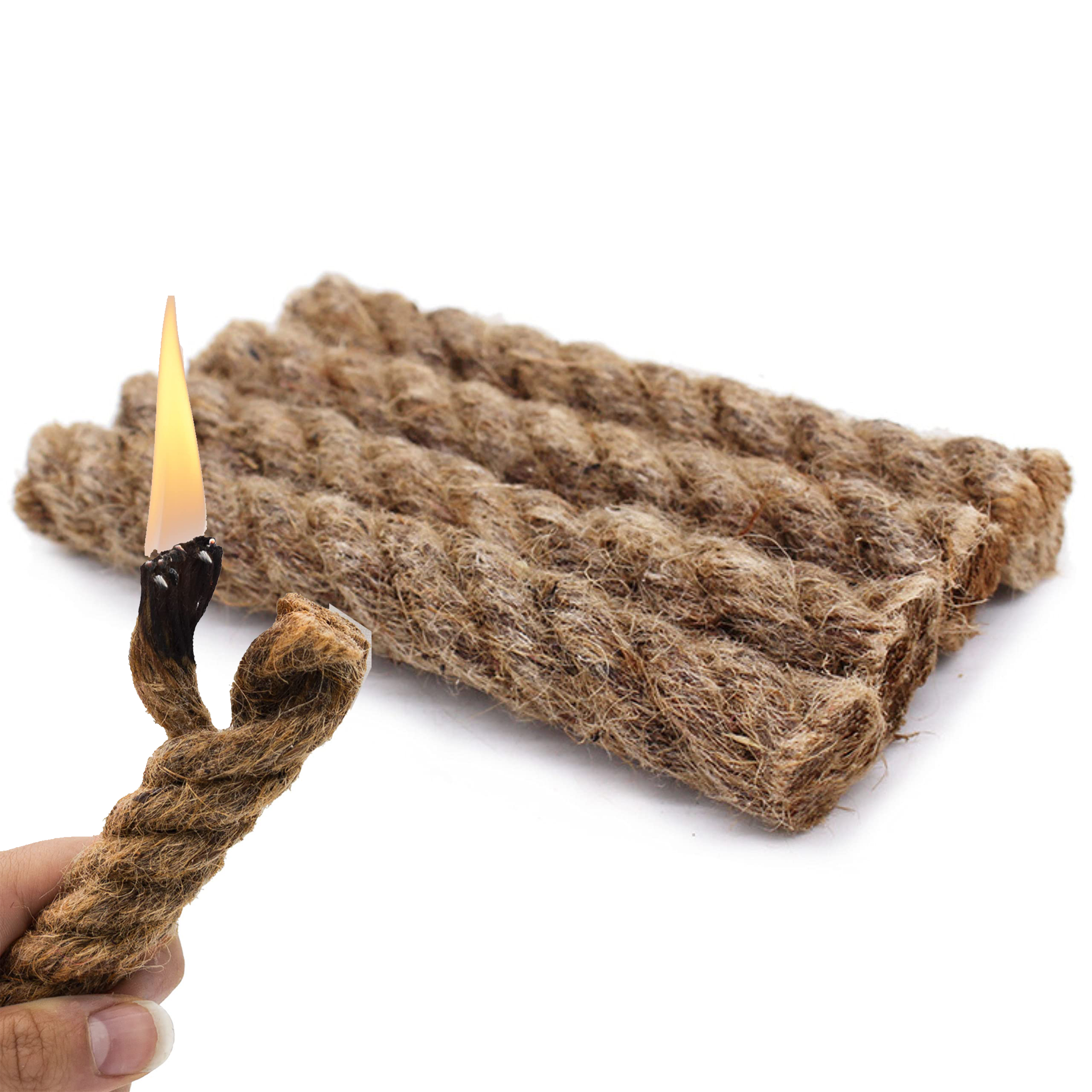 Tinder Rope Natural Tinder Fir - مراجعة Fire Piston Starter وسعره