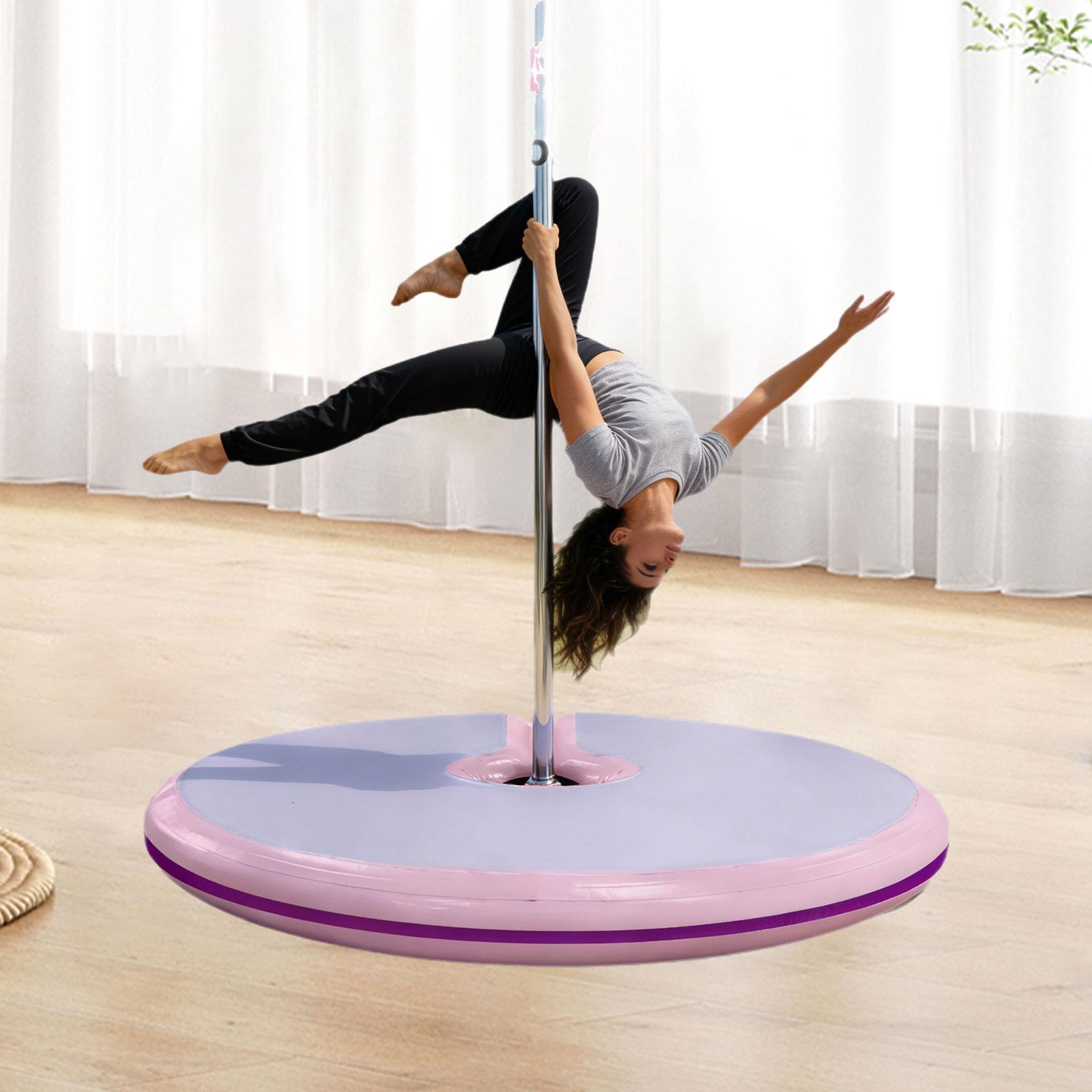 Crash Mat Pink Round Pole Danc - مراجعة Crash Pad Folding وسعره